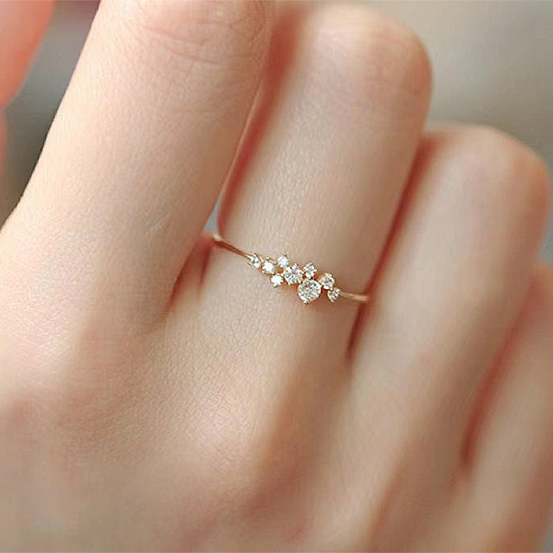 925 Silver Gold Plated 1ct Sona Diamond Wedding Band