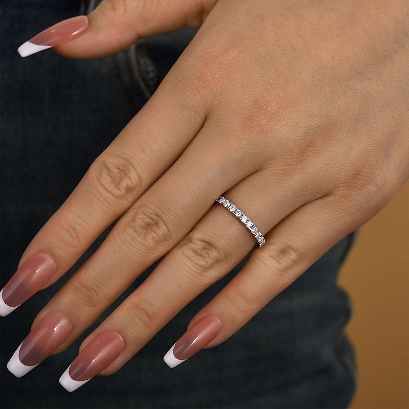 925 Silver Two-Tone 0.4ct Diamond Wedding Band