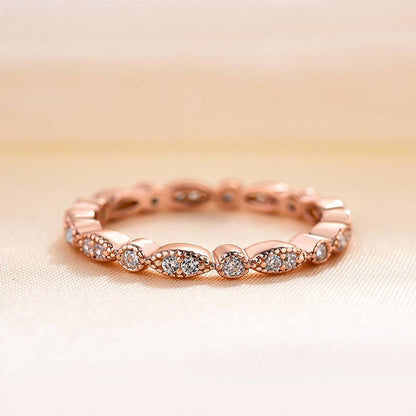 925 Silver Tri-Tone 0.5ct Sona Diamond Wedding Band
